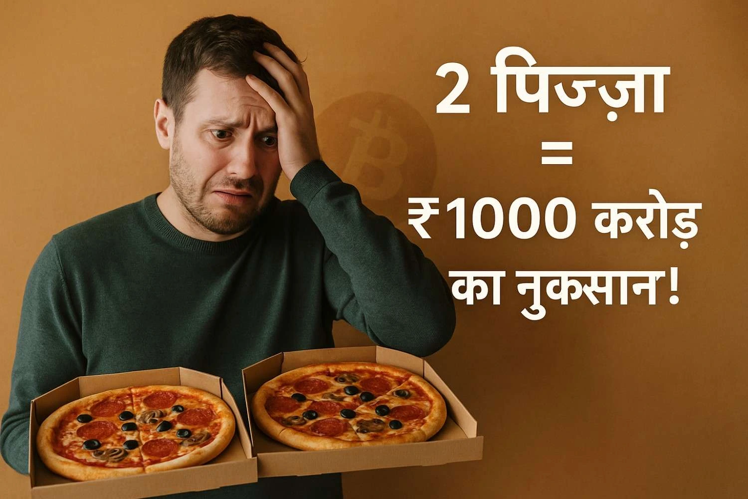 इस आदमी ने दो पिज़्ज़ा के लिए गंवा दिए 1000 करोड़! जानिए पूरी कहानी