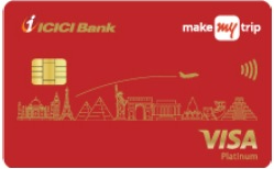 MakeMyTrip ICICI Bank Platinum Credit Card image