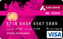 Axis Bank MY Zone Credit Card image