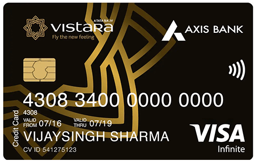 Axis Bank Vistara Credit Card image