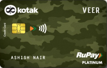 Kotak Veer Platinum Credit card image