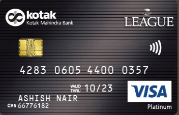 Kotak League Platinum Card. image