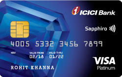 ICICI Sapphiro Credit Card image
