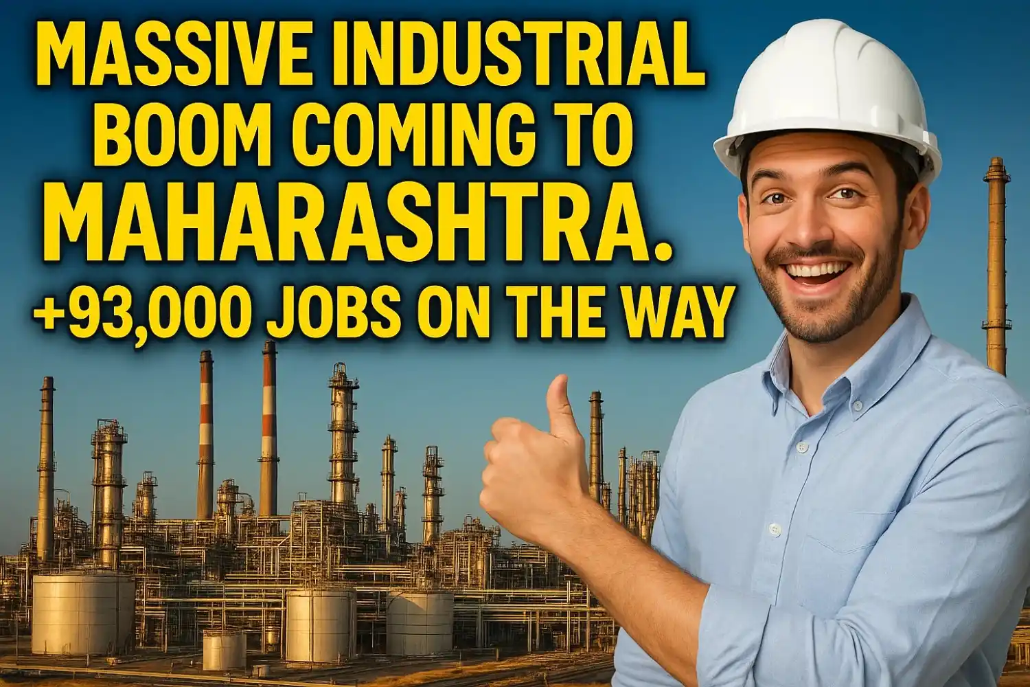 Massive Industrial Boom Coming to Maharashtra- 93,000+ Jobs on the Way image